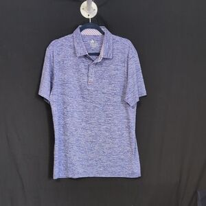 🏌️♂️ Adidas Blue Performance Polo Shirt – Size Medium | Golf & Activewear ⛳